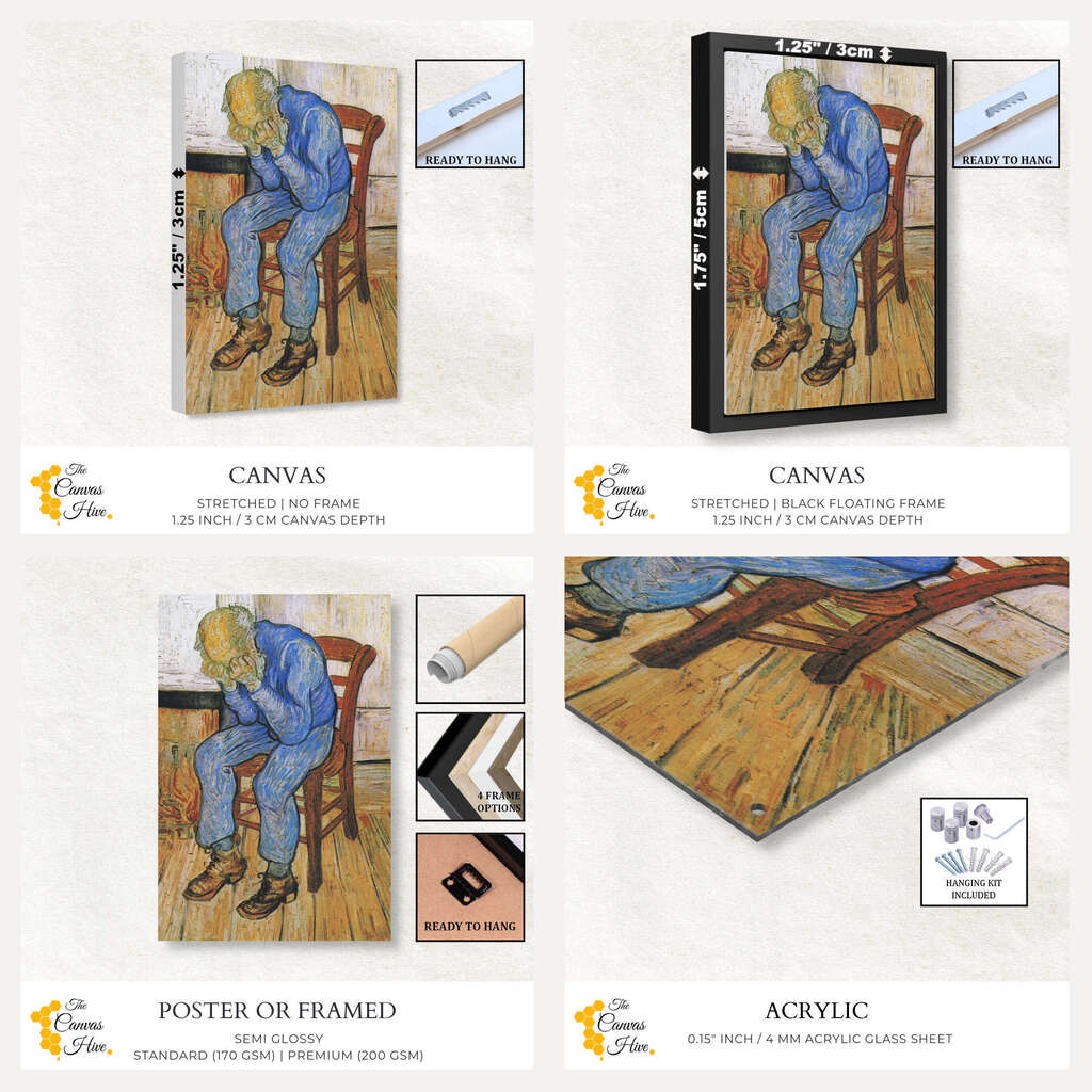 At Eternity's Gate by Vincent Van Gogh | Vincent Van Gogh Wall Art Prints - The Canvas Hive