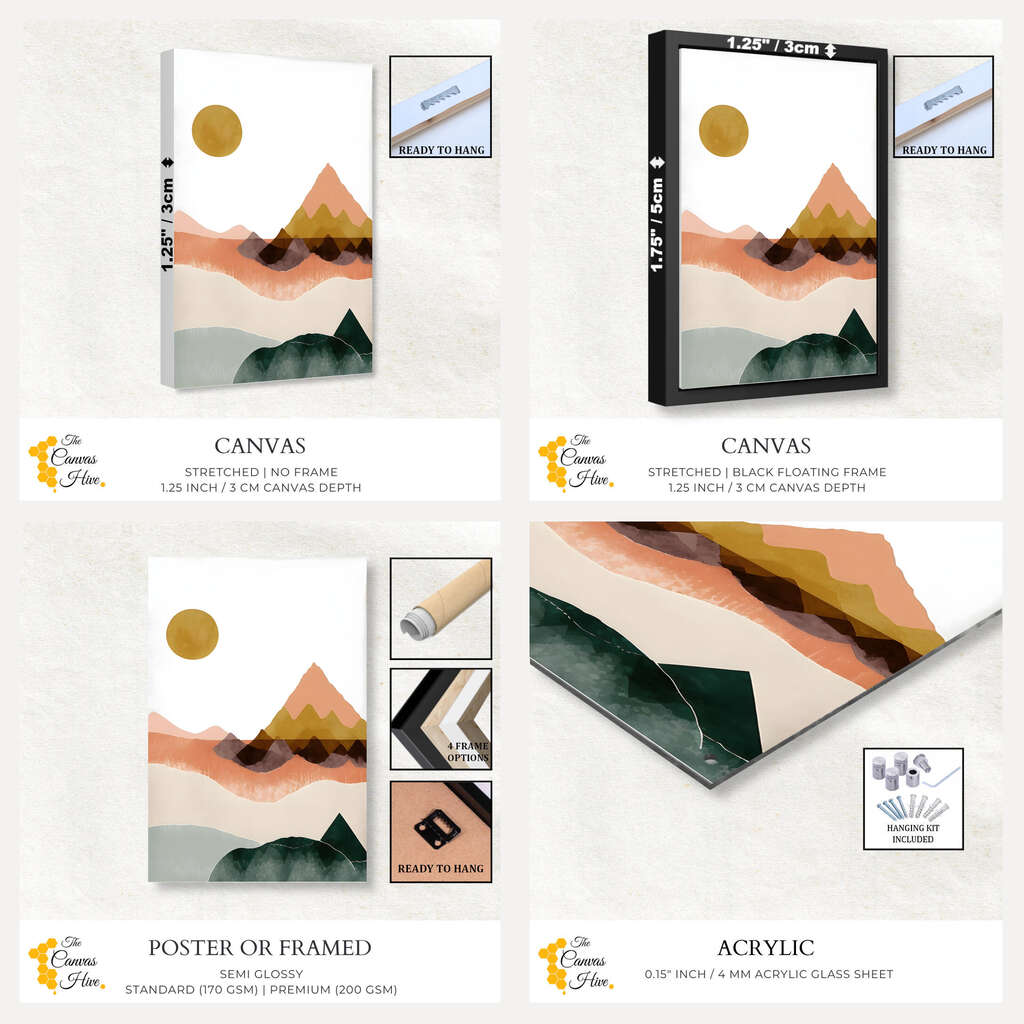 Boho Dreamscape | Minimalist Wall Art Prints - The Canvas Hive