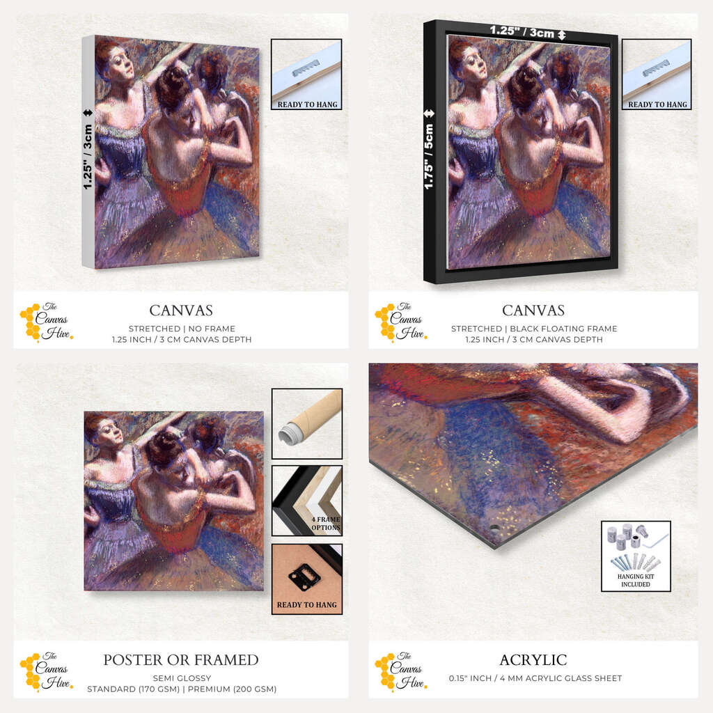 Dancers by Edgar Degas (1899) | Edgar Degas Wall Art Prints - The Canvas Hive