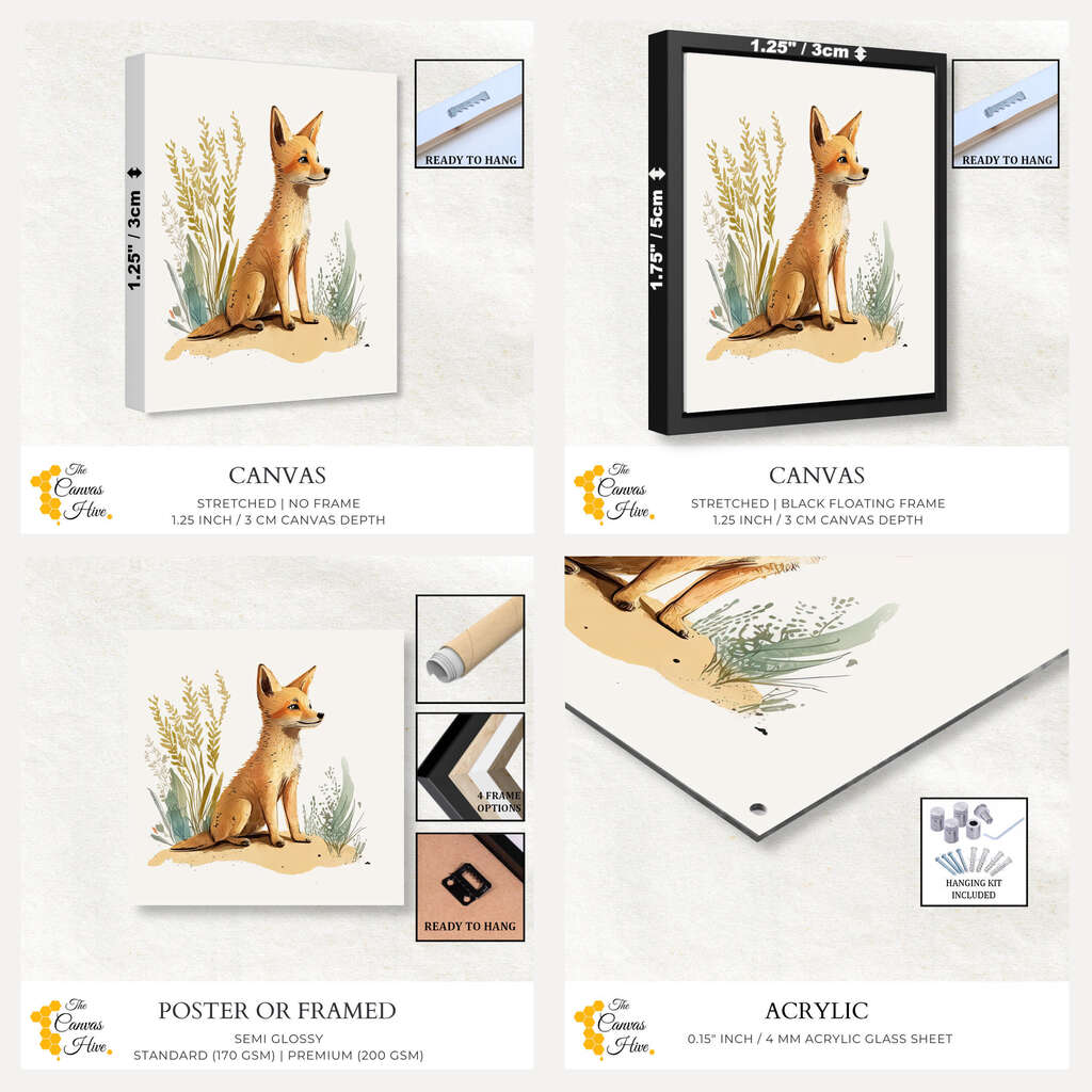 Dazzling Dingo | Nursery Wall Art Prints - The Canvas Hive