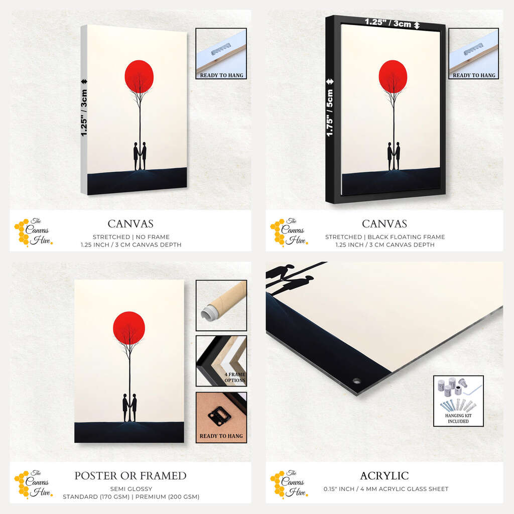 Eternal Connection | Minimalist Wall Art Prints - The Canvas Hive