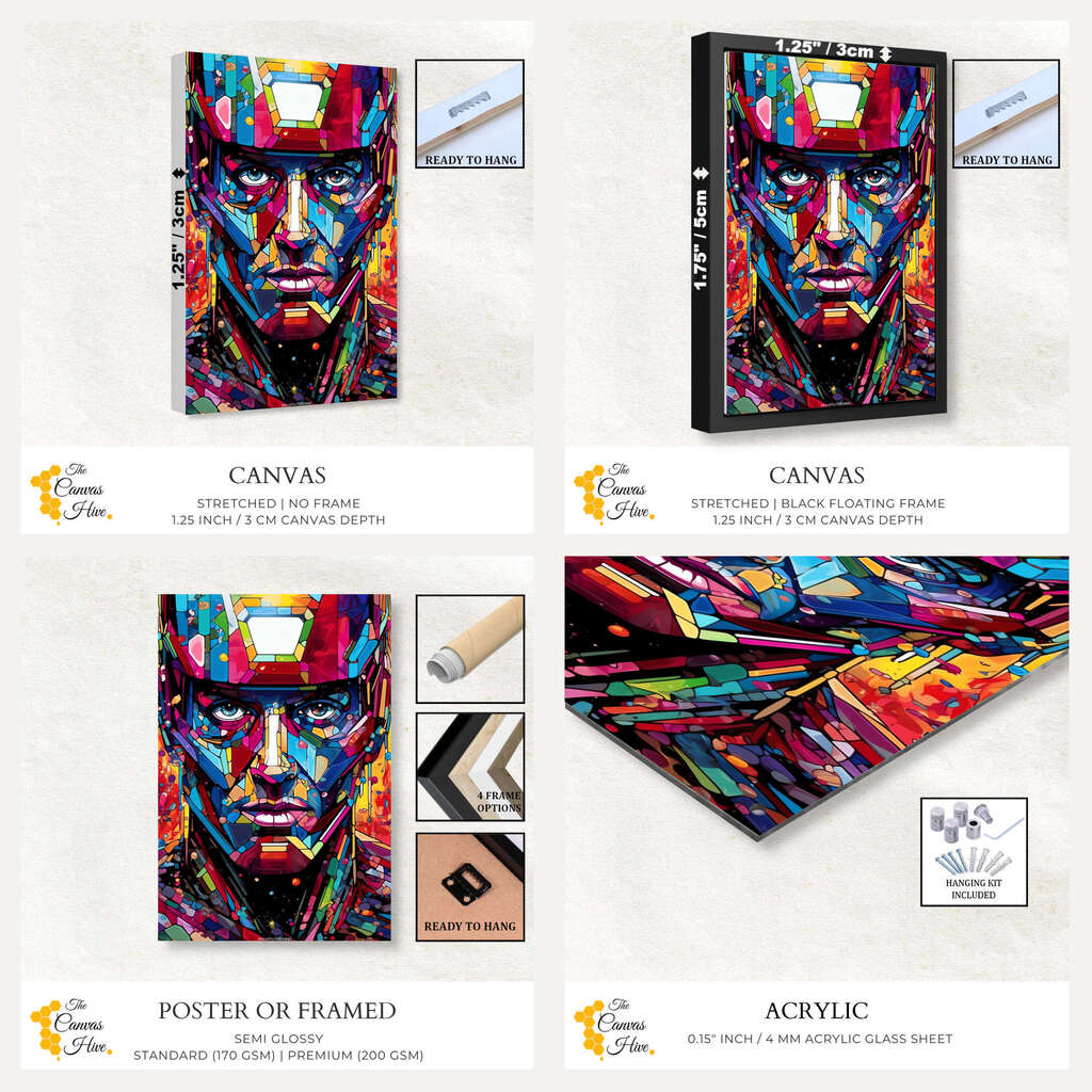 Fractal Hero | Pop Art Wall Art Prints - The Canvas Hive
