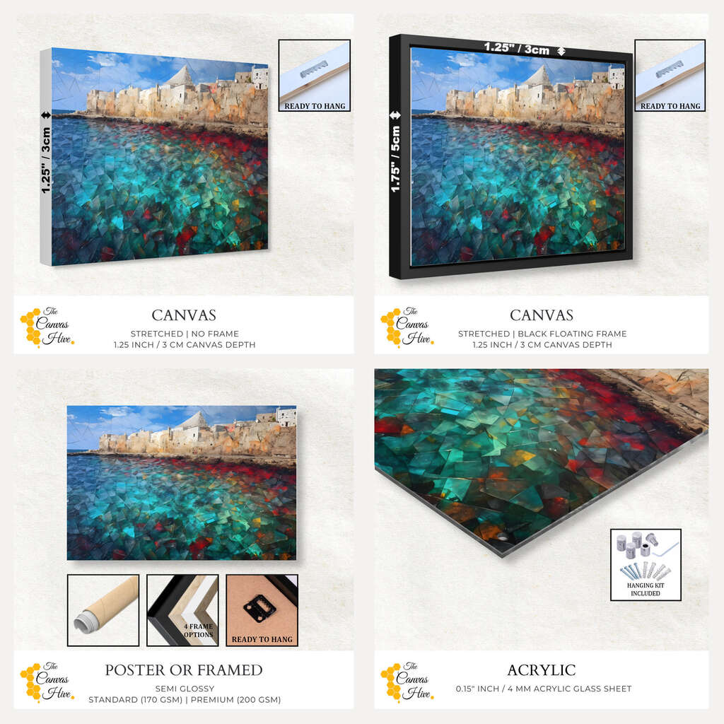 Gallipoli Peninsula Italy | Destinations Wall Art Prints - The Canvas Hive