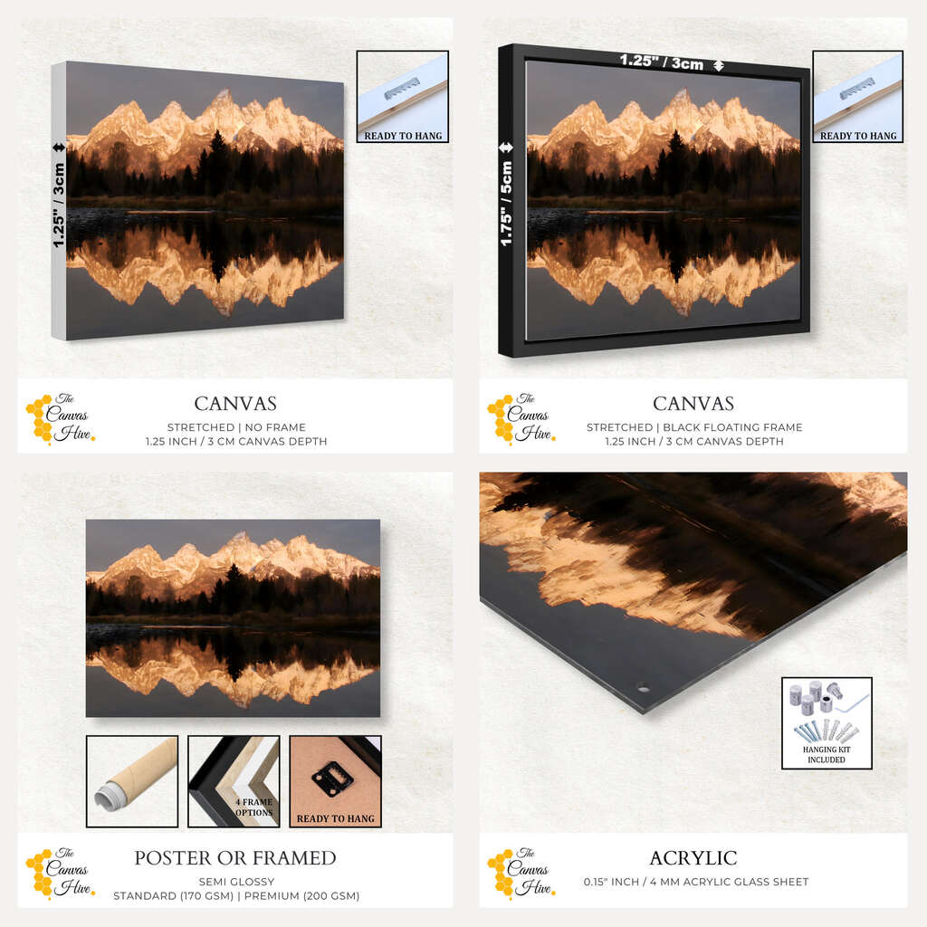 Grand Teton National Park | Destinations Wall Art Prints - The Canvas Hive