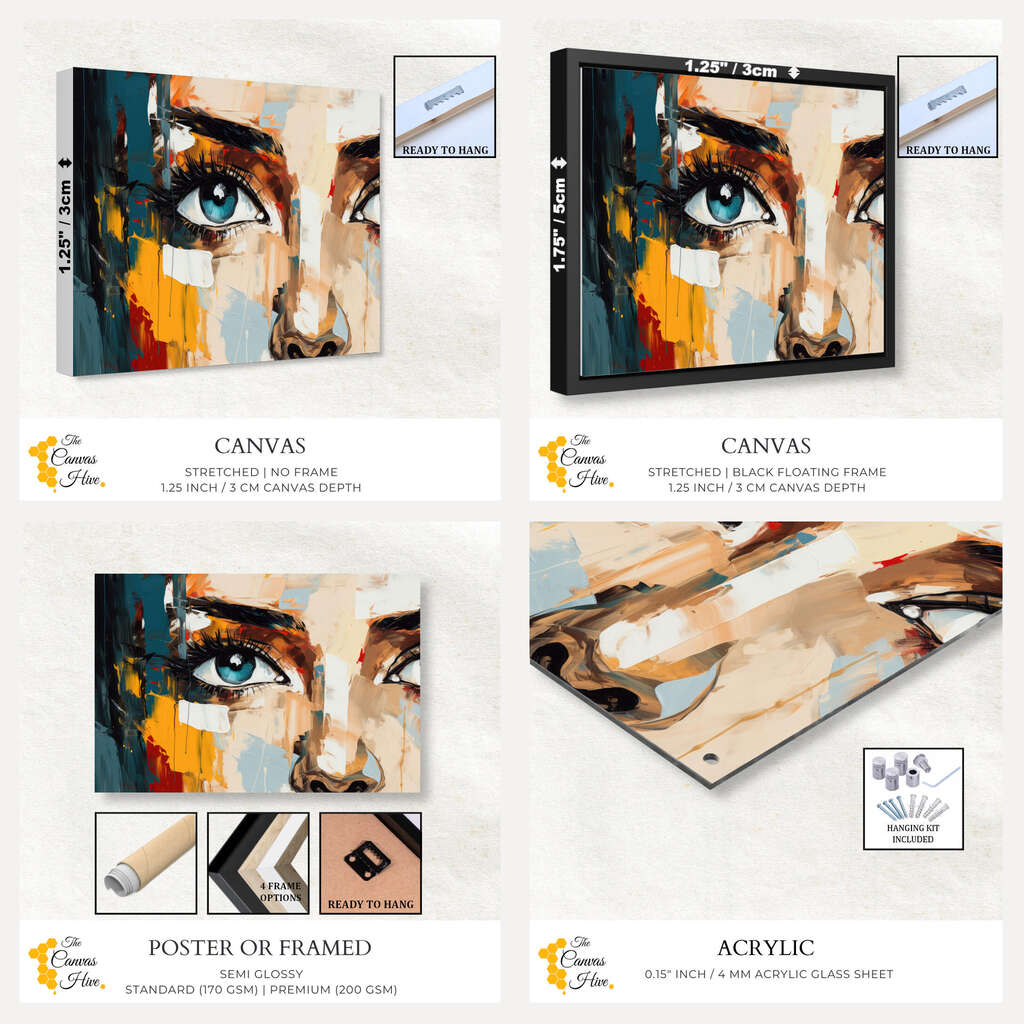 Innocent Introspection | Abstract Wall Art Prints - The Canvas Hive