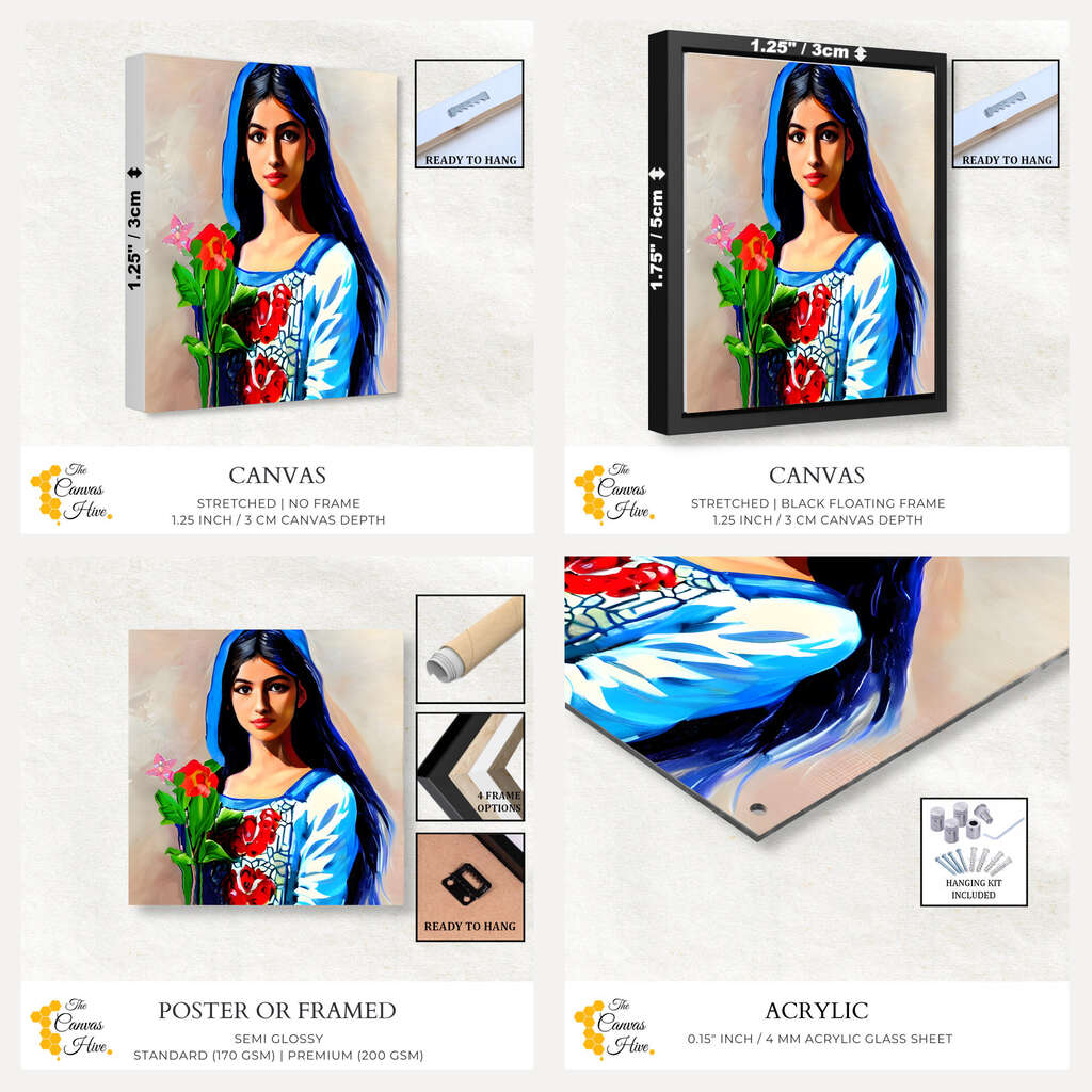 Majestic Vasebearer | Minimalist Wall Art Prints - The Canvas Hive