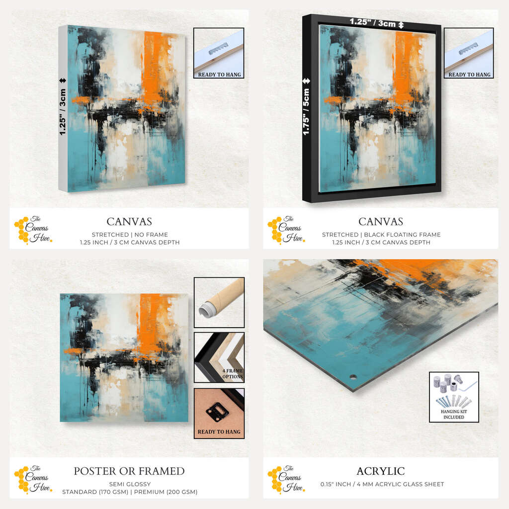 Modern Abstract Art | Abstract Wall Art Prints - The Canvas Hive