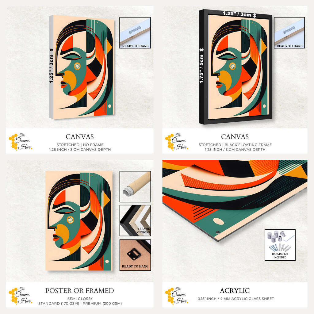 Modernist Muse | Abstract Wall Art Prints - The Canvas Hive