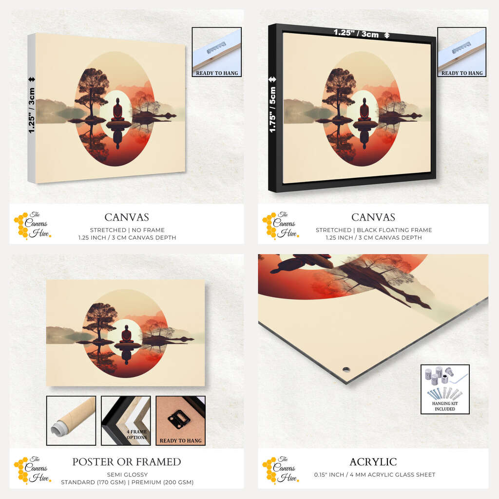 Peace Within | Minimalist Wall Art Prints - The Canvas Hive