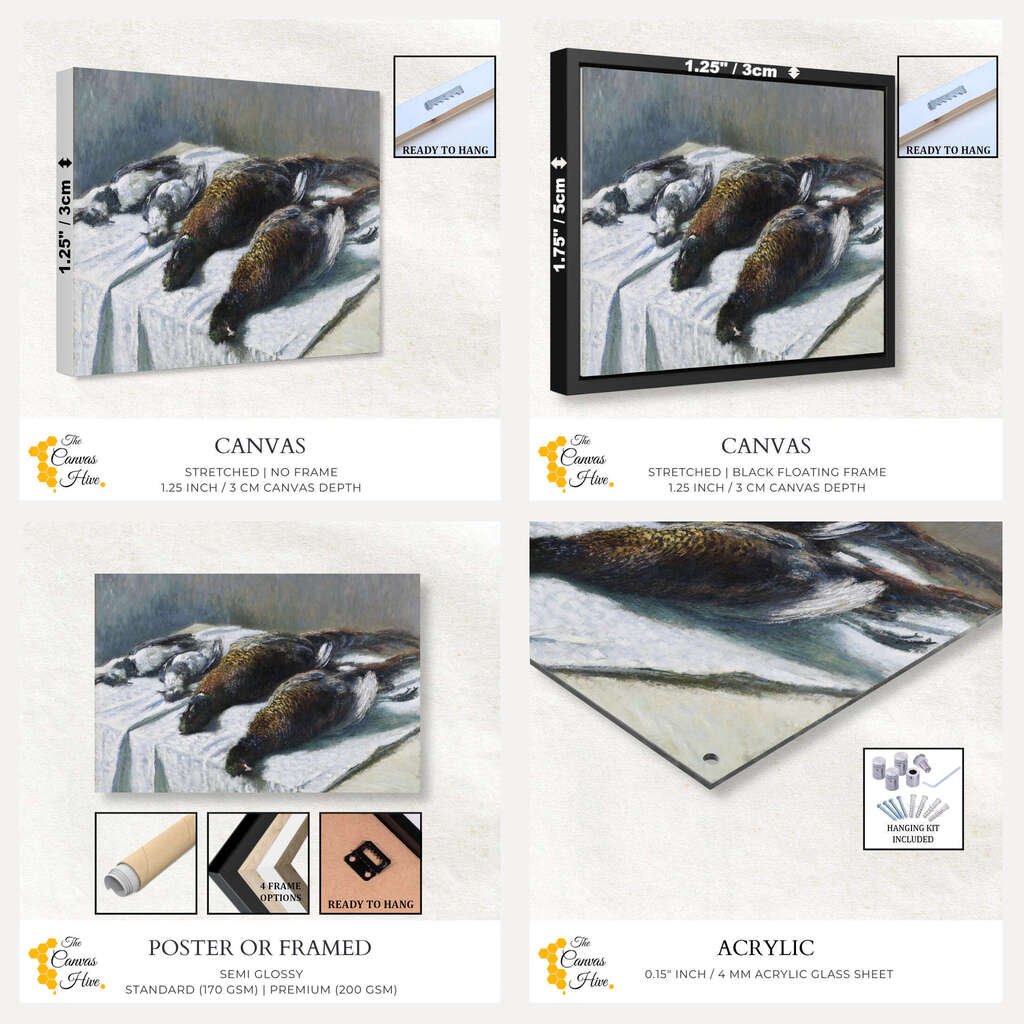 Pheasants and Plovers by Claude Monet | Claude Monet Wall Art Prints - The Canvas Hive