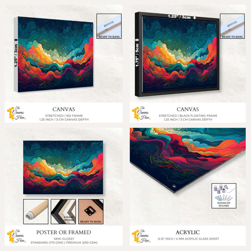 Rainbow Clouds | Nature Wall Art Prints - The Canvas Hive