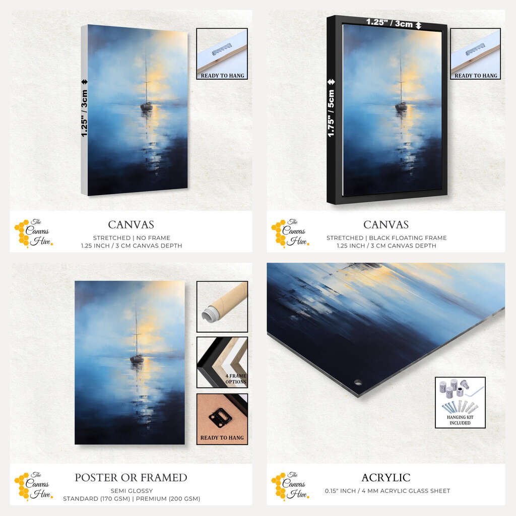 Sailing Dreams | Abstract Wall Art Prints - The Canvas Hive