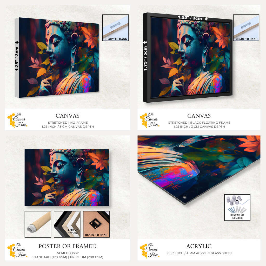 Serenity's Embrace | Abstract Wall Art Prints - The Canvas Hive