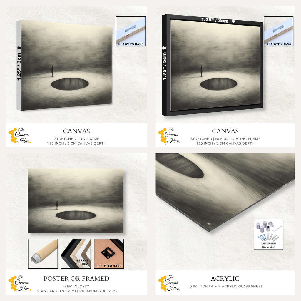 Shrouded Mystery | Minimalist Wall Art Prints - The Canvas Hive