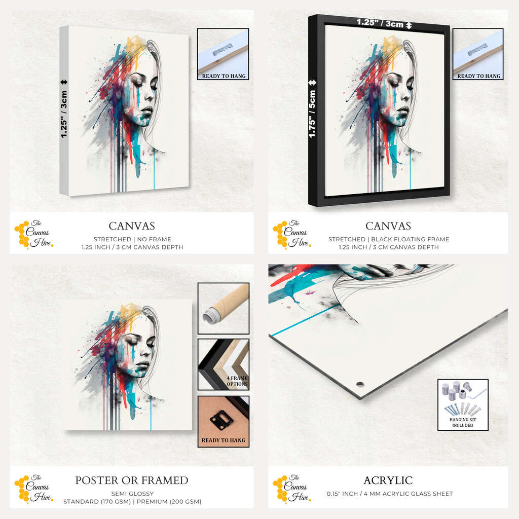 Solitude | Abstract Wall Art Prints - The Canvas Hive