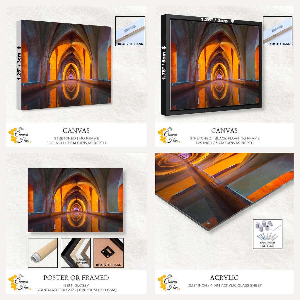 Spanish Temple | Destinations Wall Art Prints - The Canvas Hive