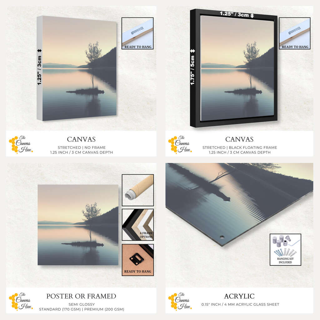 Still Waters | Minimalist Wall Art Prints - The Canvas Hive