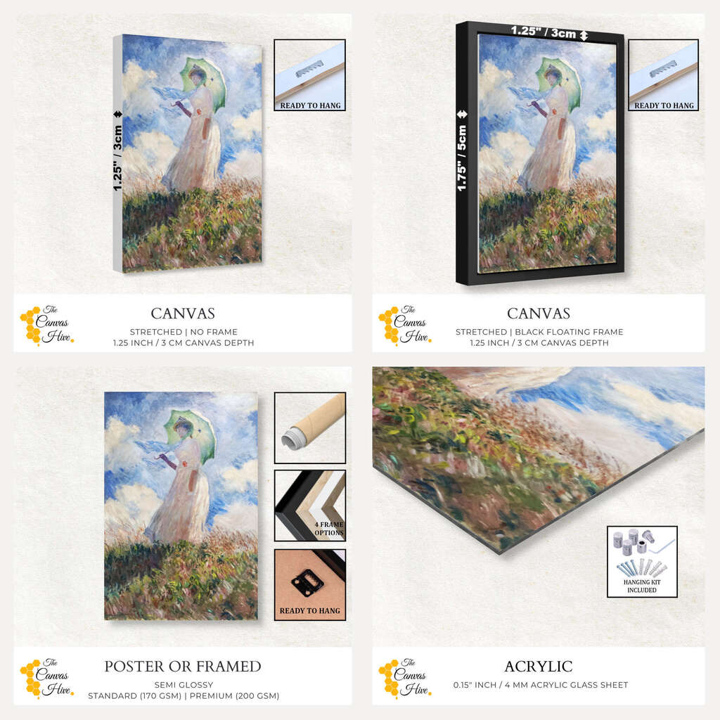 Suzanne Hoschede by Claude Monet | Claude Monet Wall Art Prints - The Canvas Hive