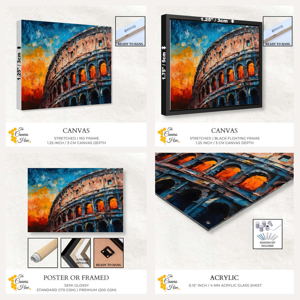 The Colosseum | Destinations Wall Art Prints - The Canvas Hive