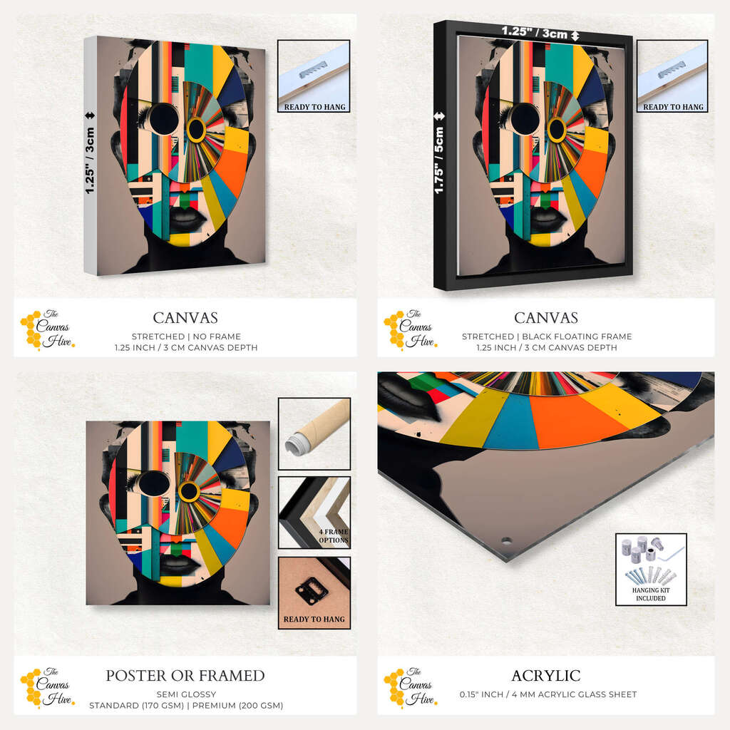 Visions of Colorful Abstraction | Pop Art Wall Art Prints - The Canvas Hive