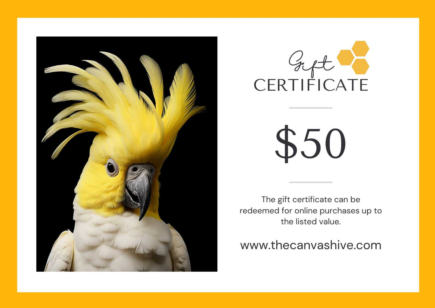 The Canvas Hive Gift Cards