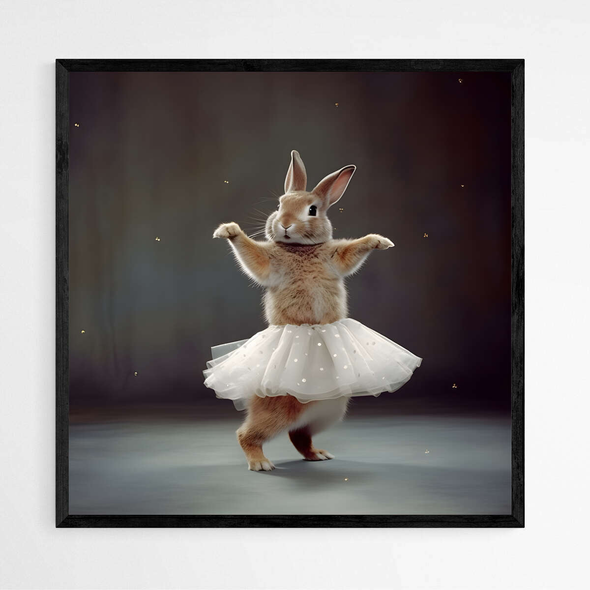 Ballerina Rabbit | Nursery Wall Art Prints – The Canvas Hive