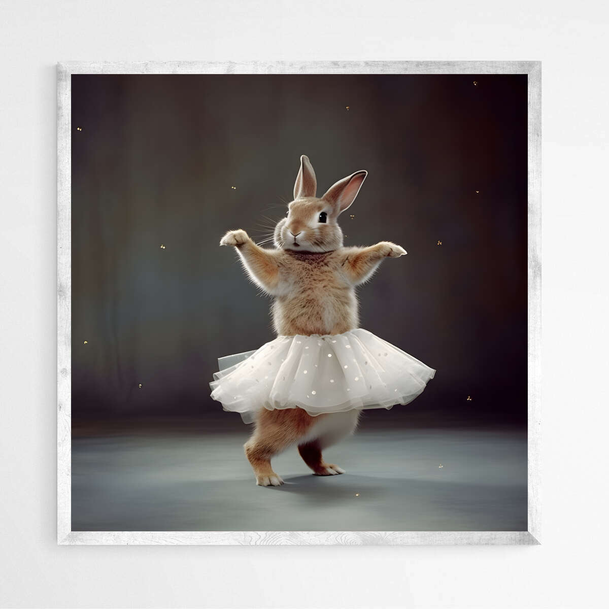 Ballerina Rabbit | Nursery Wall Art Prints – The Canvas Hive