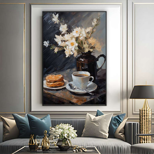 Coffee and Cookie Bliss | Abstract Wall Art Prints - The Canvas Hive