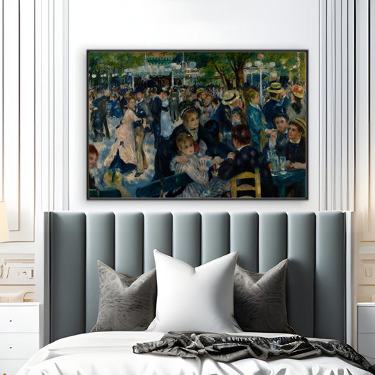 Dance at Le Moulin de la Galette by Auguste Renoir | Famous Paintings Wall Art Prints - The Canvas Hive