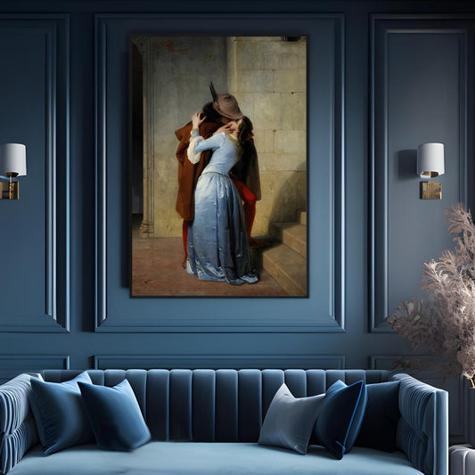 Francesco Hayez - The Kiss | Famous Paintings Wall Art Prints - The Canvas Hive