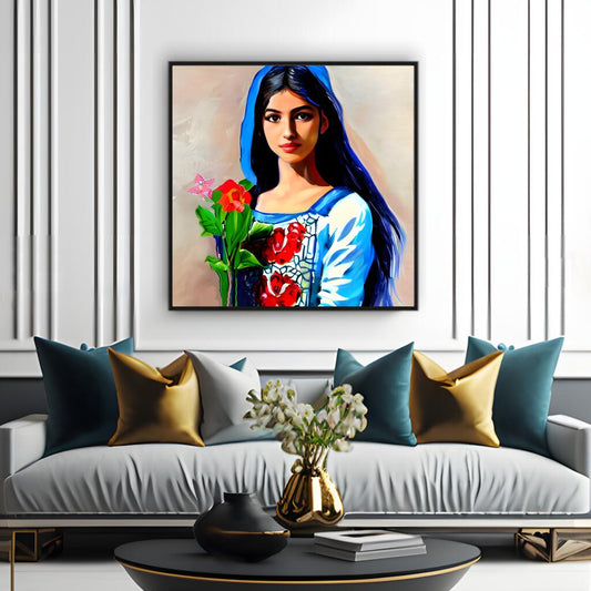 Majestic Vasebearer | Minimalist Wall Art Prints - The Canvas Hive