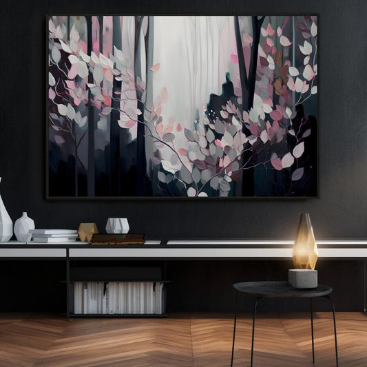 Misty Blossom | Abstract Wall Art Prints - The Canvas Hive