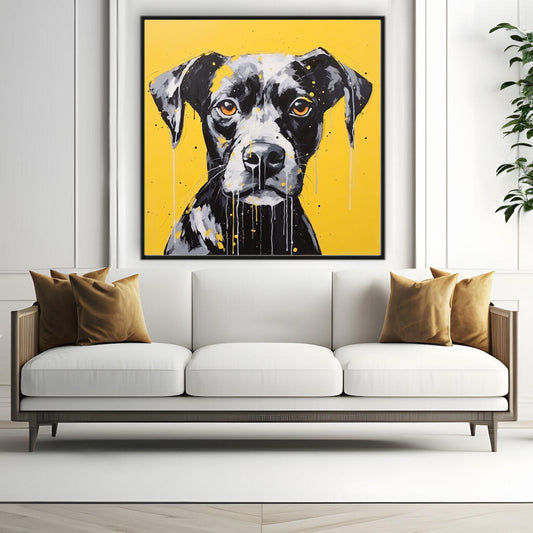 Portrait of a Jack Russel Dog | Animals Wall Art Prints - The Canvas Hive