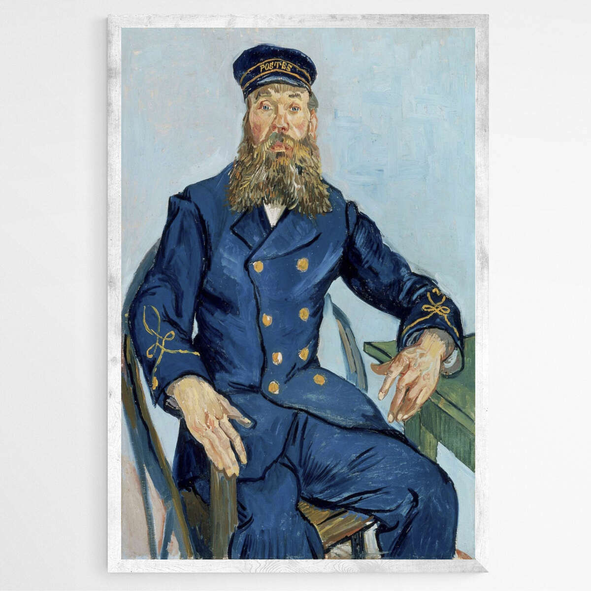 Portrait of the Postman Joseph Roulin by Vincent Van Gogh | Vincent Van ...