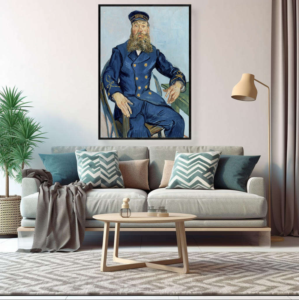 Portrait of the Postman Joseph Roulin by Vincent Van Gogh | Vincent Van ...