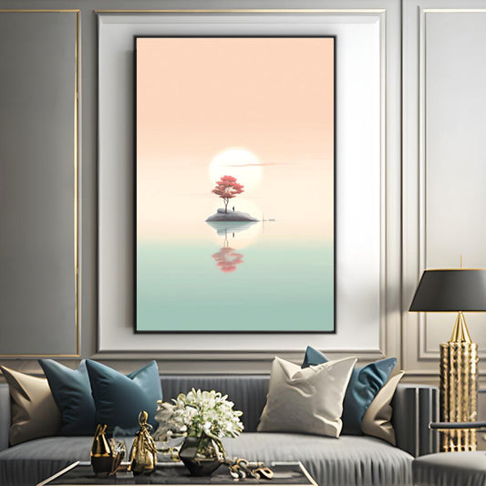 Veiled Serenity | Minimalist Wall Art Prints - The Canvas Hive