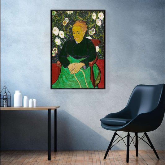 Woman Rocking a Cradle by Vincent Van Gogh | Vincent Van Gogh Wall Art Prints - The Canvas Hive